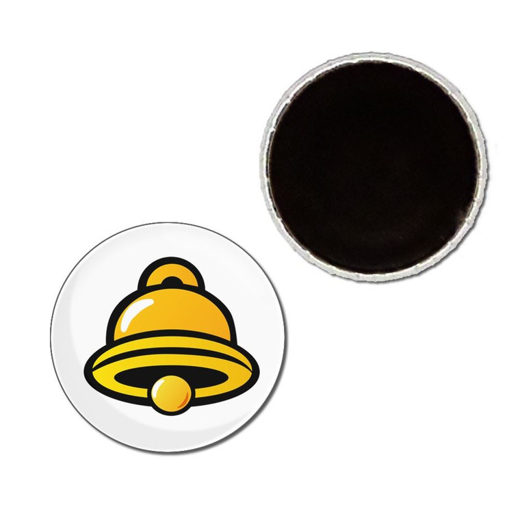 Fruit Machine Bell - Button Badge Fridge Magnet