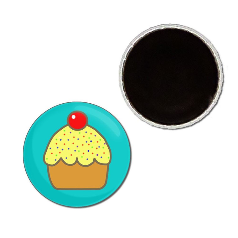 Cupcake - Button Badge Fridge Magnet