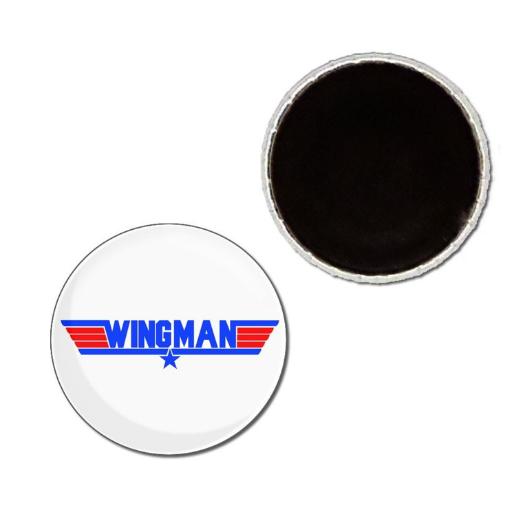 Wingman - Button Badge Fridge Magnet