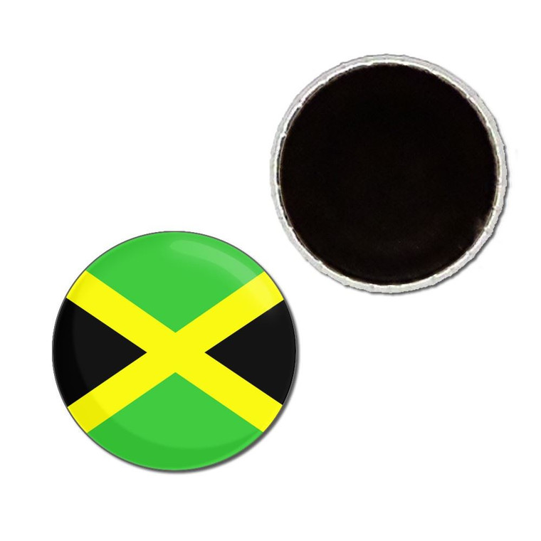 Jamaica Flag - Button Badge Fridge Magnet