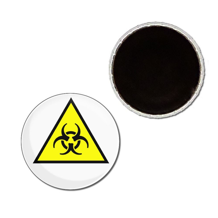 Biohazard - Button Badge Fridge Magnet