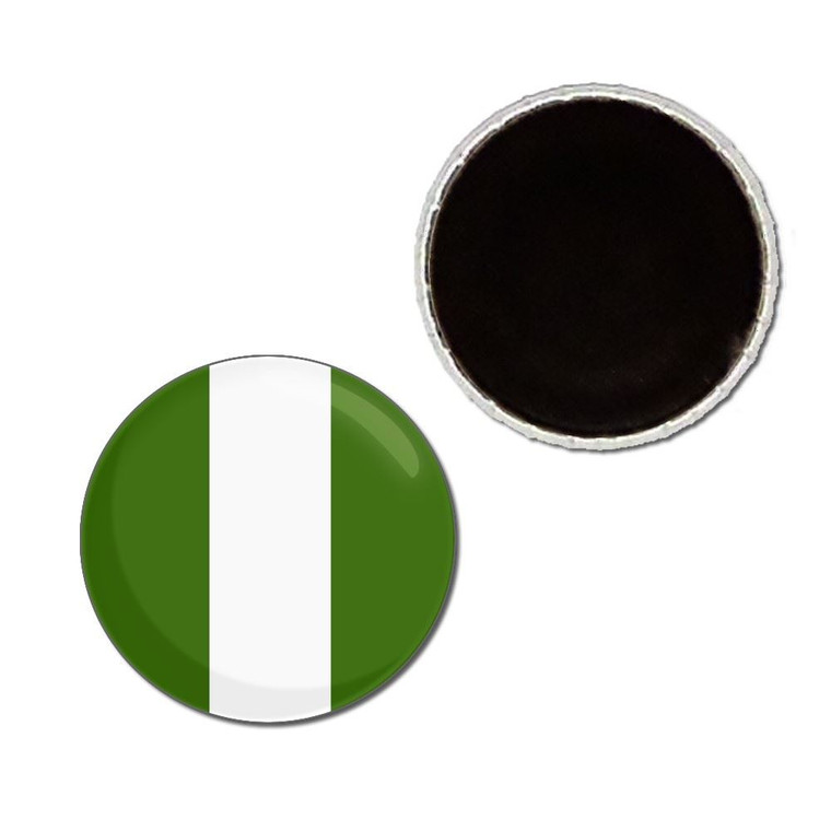 Nigeria Flag - Button Badge Fridge Magnet