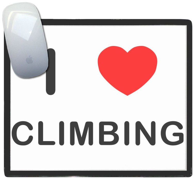 I Love Climbing - Mouse Mat