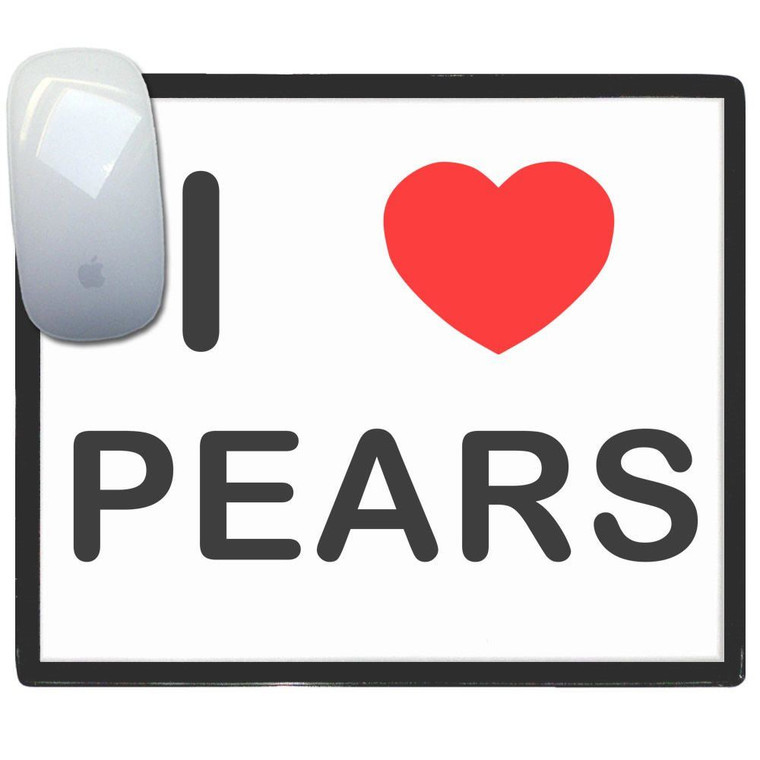 I Love Pears - Mouse Mat