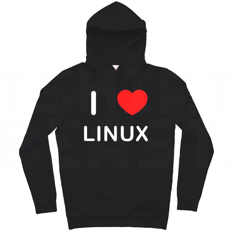 I Love Linux - Hoodie