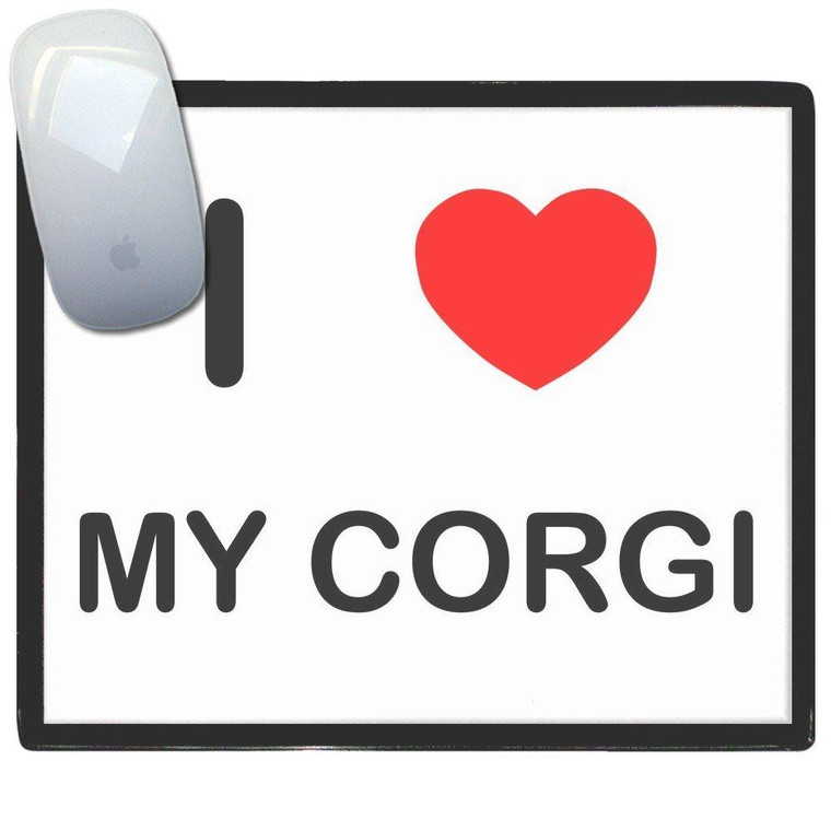 I Love My Corgi - Mouse Mat