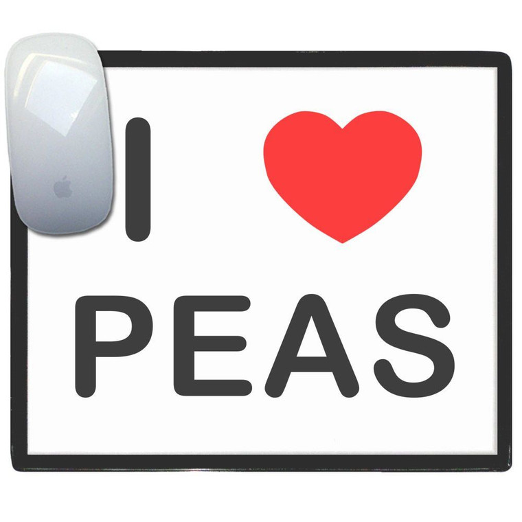 I Love Peas - Mouse Mat
