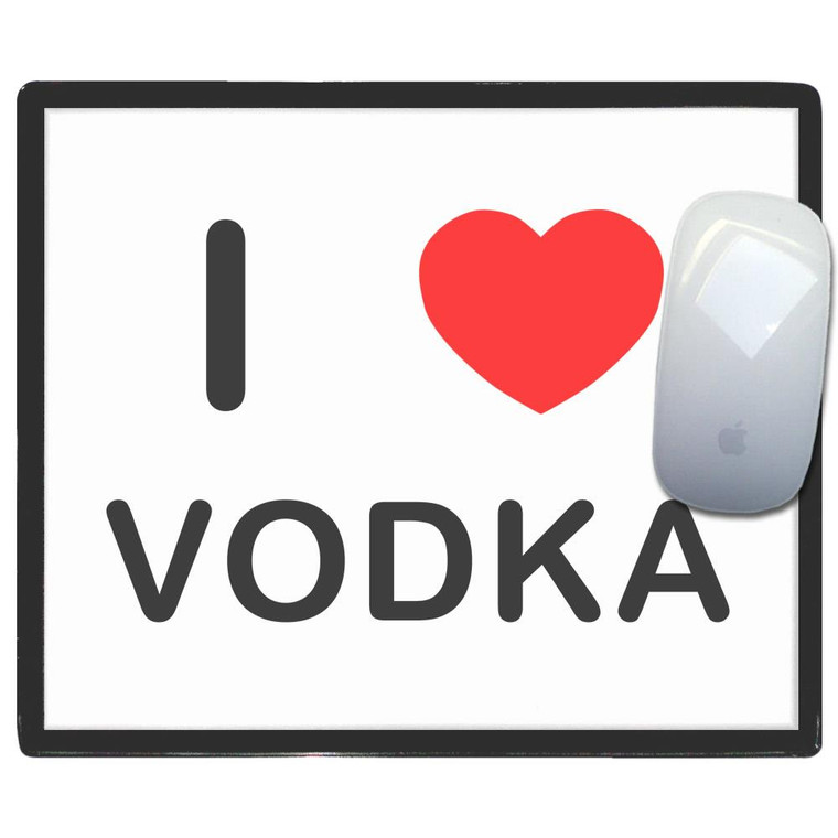 I Love Vodka - Mouse Mat
