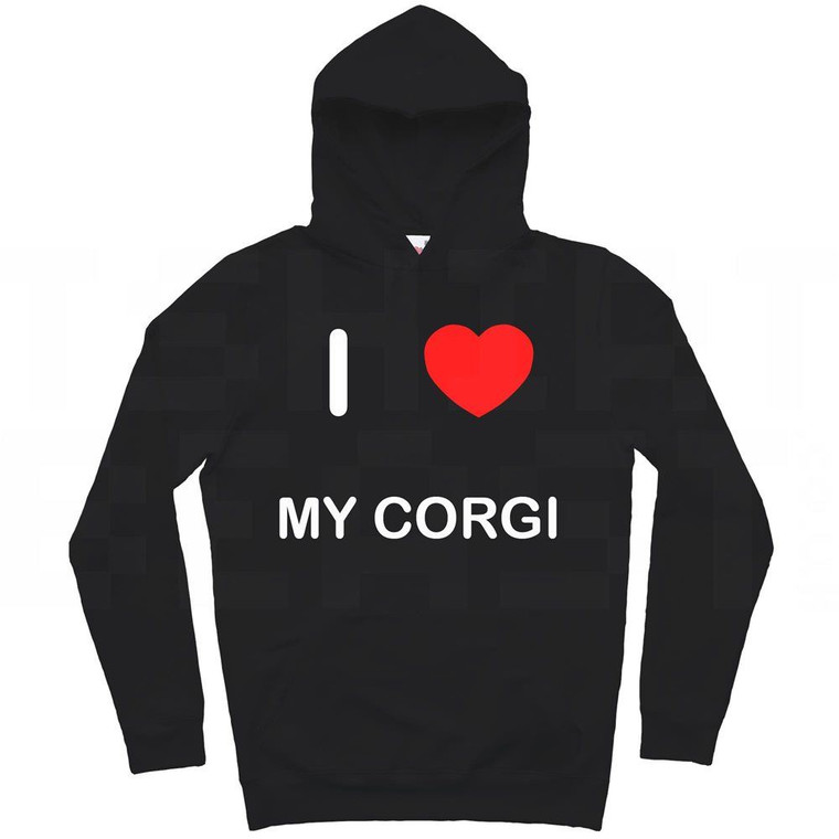 I Love My Corgi - Hoodie