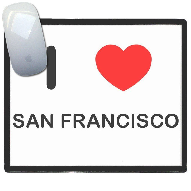 I Love San Francisco - Mouse Mat