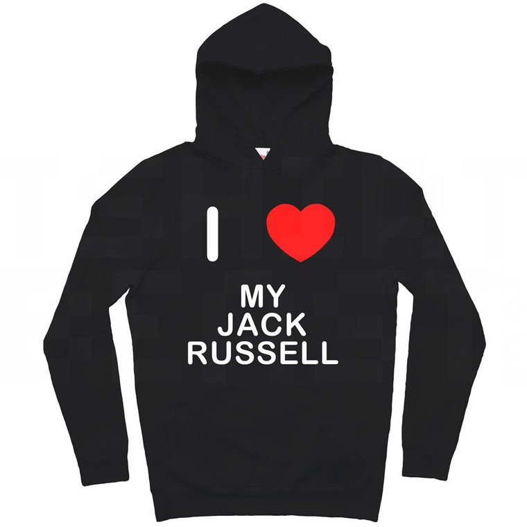 I Love My Jack Russell - Hoodie