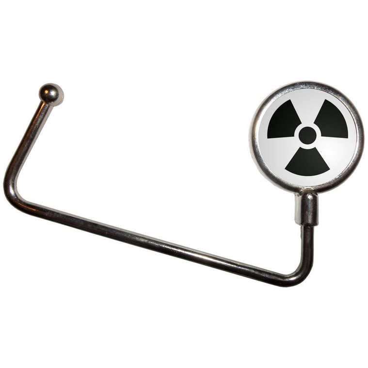 Black Nuclear Symbol - Handbag Table Hook Hanger