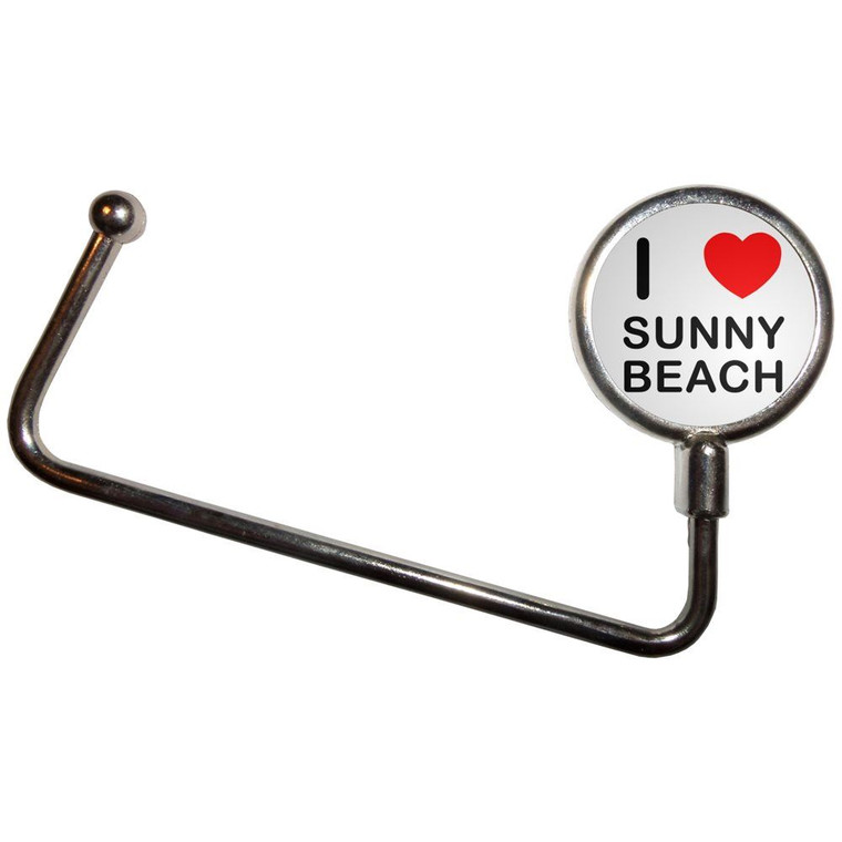 I Love Sunny Beach - Handbag Table Hook Hanger
