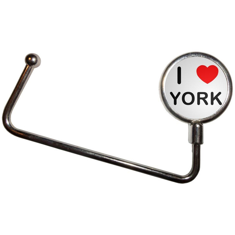 I Love York - Handbag Table Hook Hanger