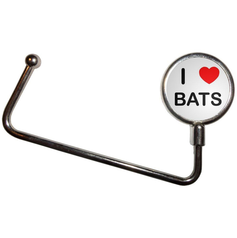 I Love Bats - Handbag Table Hook Hanger