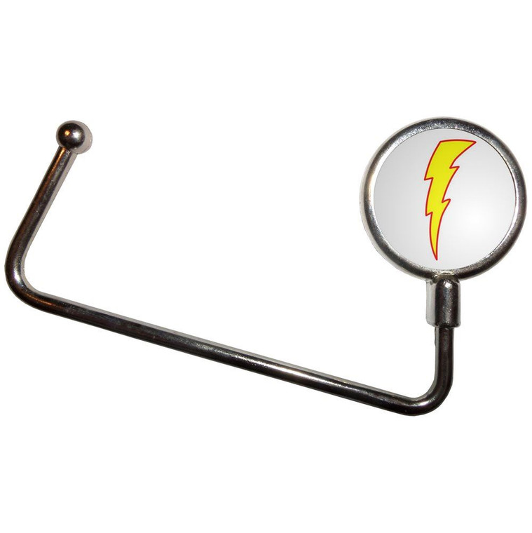 Lightning Bolt White - Handbag Table Hook Hanger