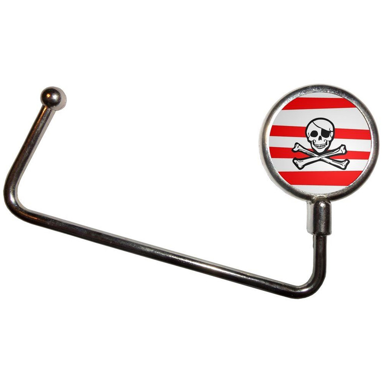 Jolly Roger Stripey - Handbag Table Hook Hanger