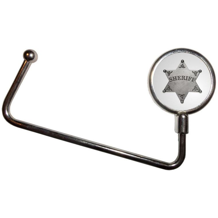 Sheriff Badge - Handbag Table Hook Hanger