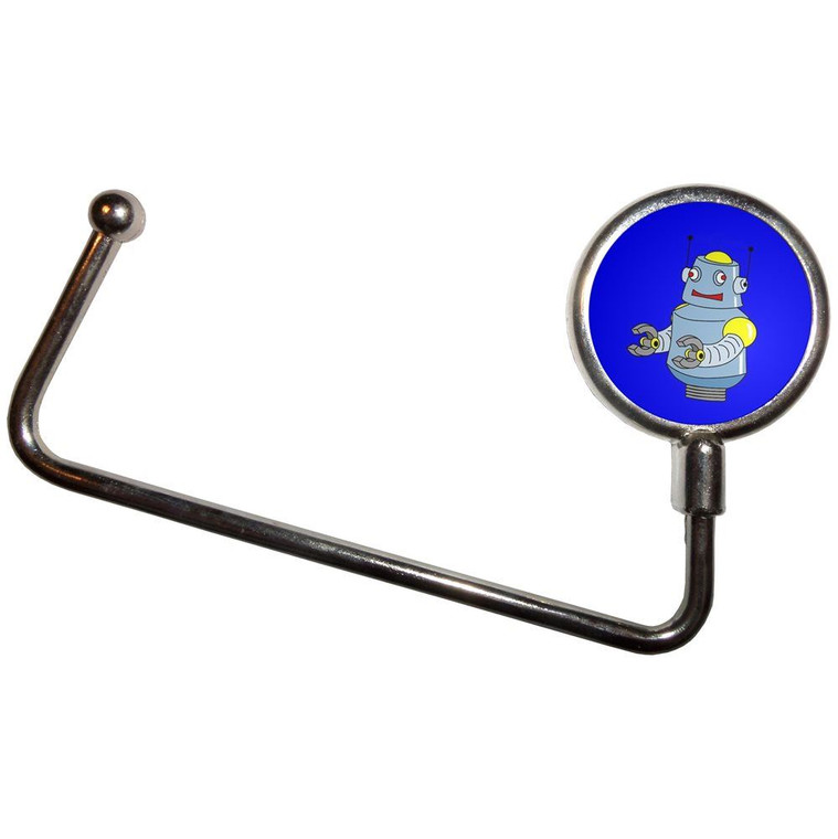 Blue Boy Robot - Handbag Table Hook Hanger