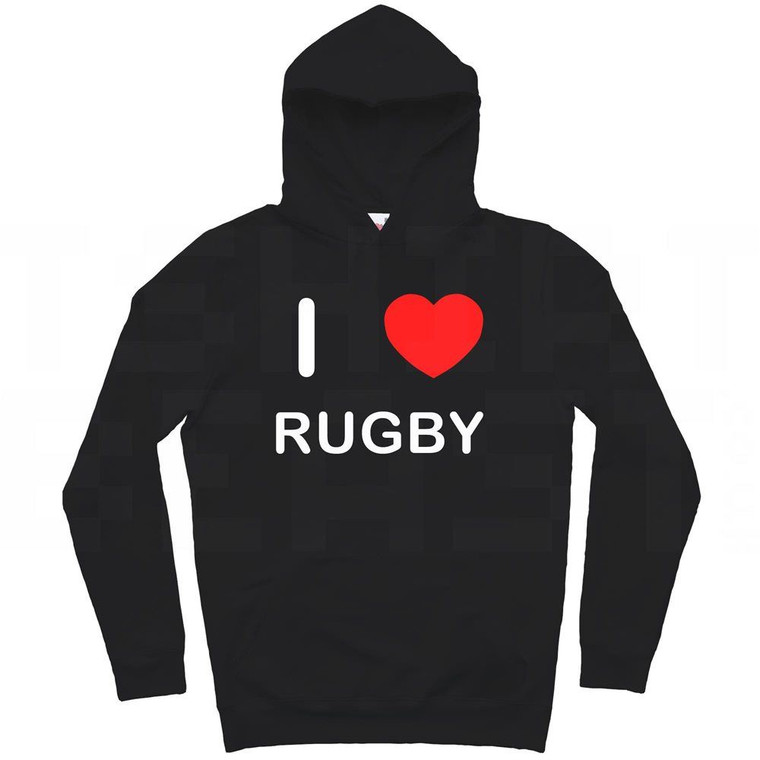 I Love Rugby - Hoodie