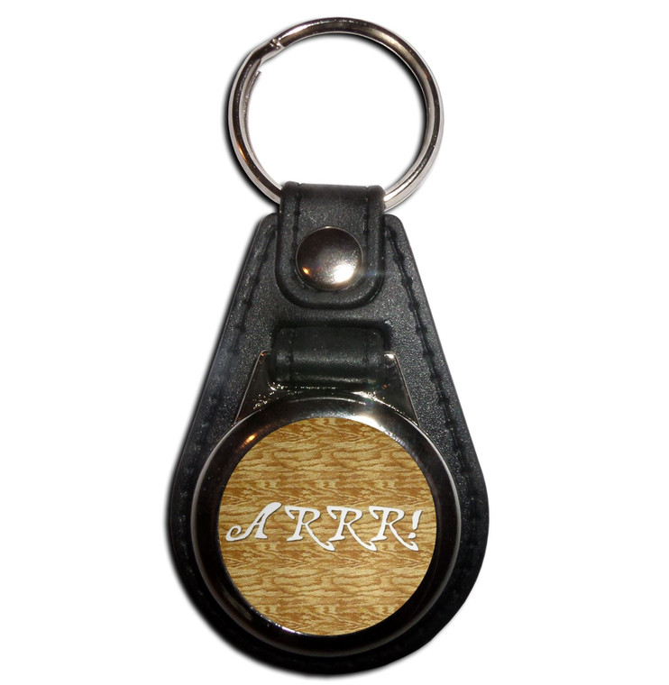 Arrr - Plastic Medallion Key Ring