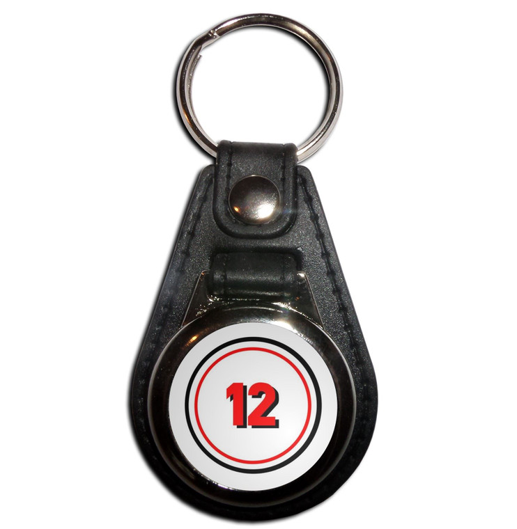 12 Certificate - Plastic Medallion Key Ring