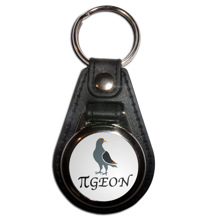 Pi Pigeon - Plastic Medallion Key Ring