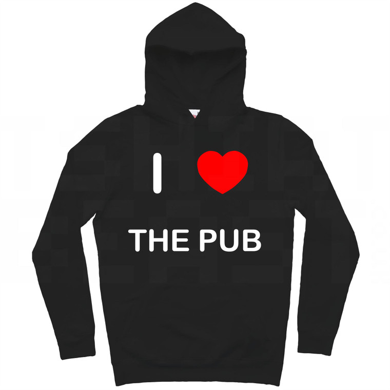 I Love Heart The Pub - Hoodie
