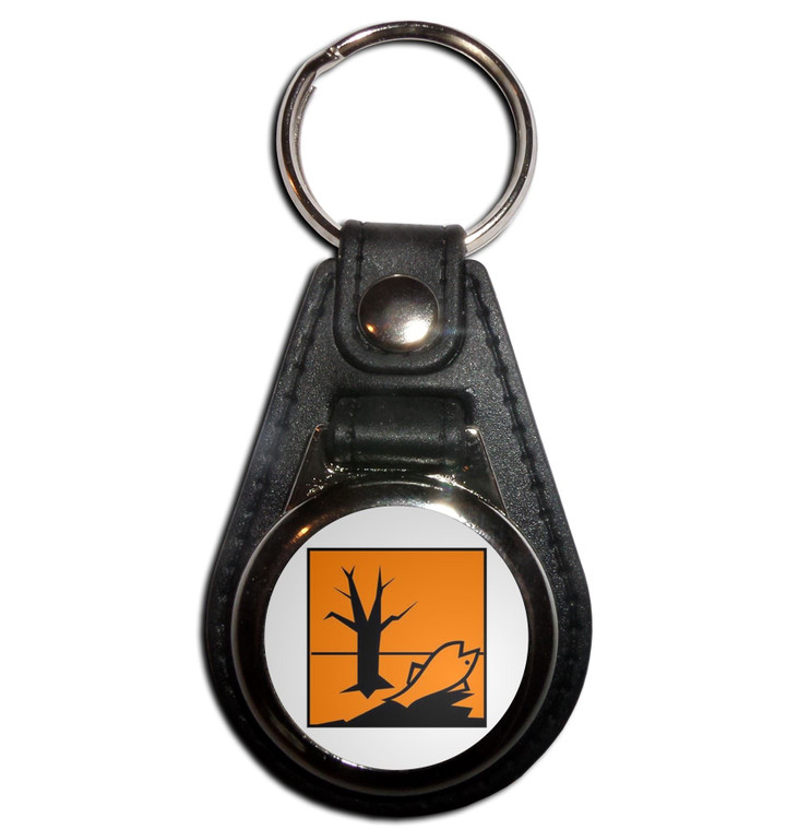 Enviromental Hazard - Plastic Medallion Key Ring