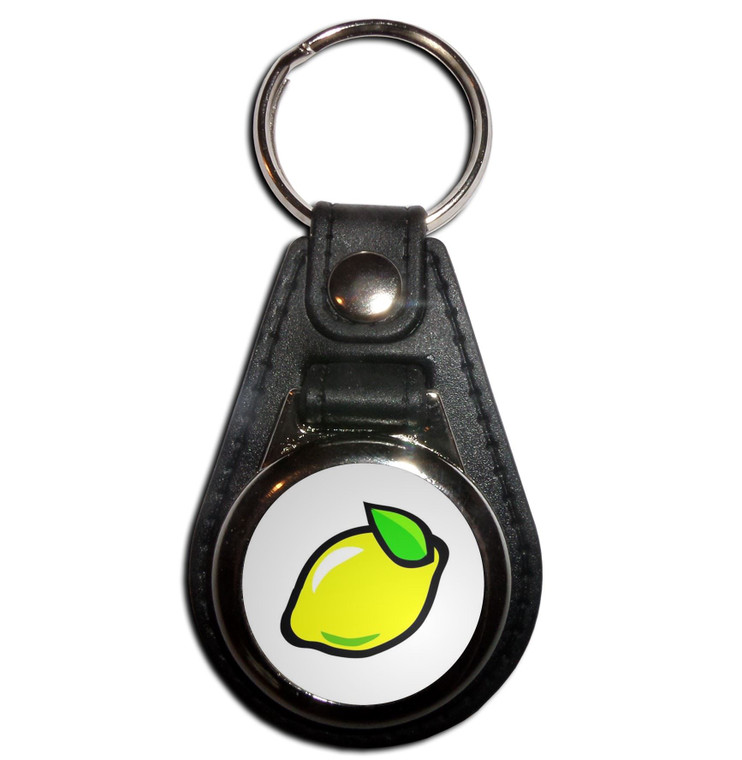 Fruit Machine Lemon - Plastic Medallion Key Ring