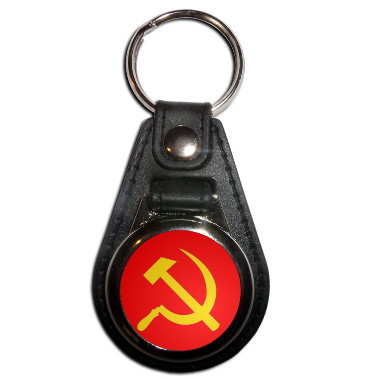 Soviet Union Flag - Plastic Medallion Key Ring