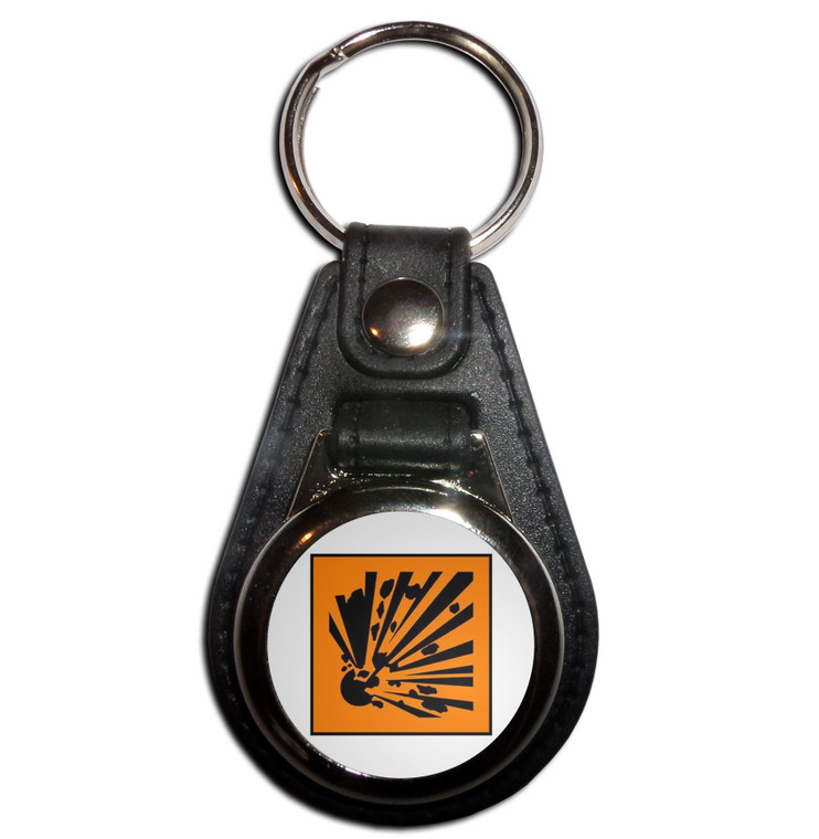 Explosives - Plastic Medallion Key Ring
