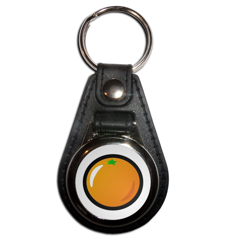 Fruit Machine Orange - Plastic Medallion Key Ring