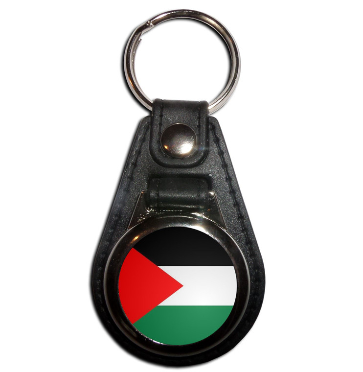 Palestine Flag - Plastic Medallion Key Ring