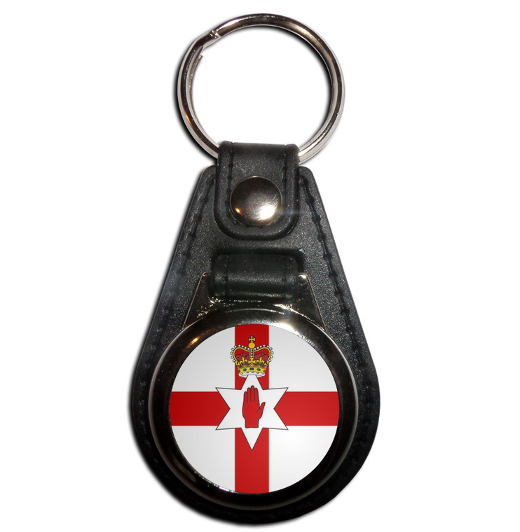 Northern Ireland Flag - Plastic Medallion Key Ring