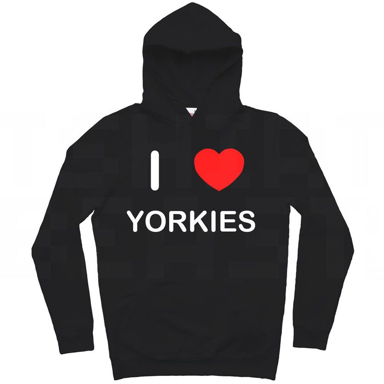 I Love Yorkies - Hoodie