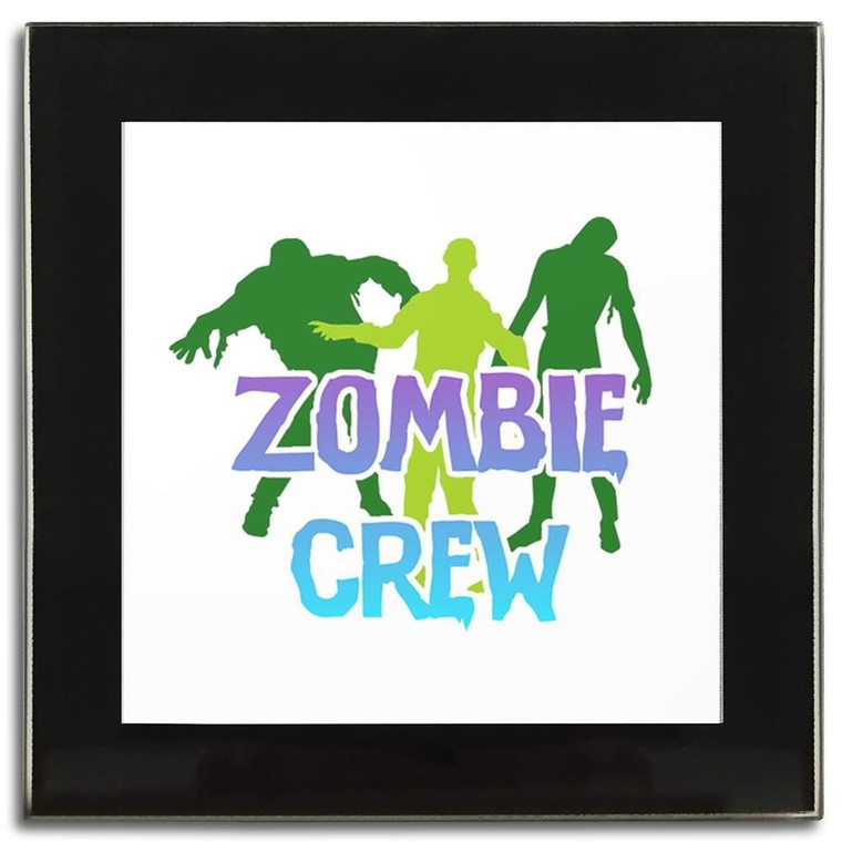 Zombie Crew - Square Glass Coaster