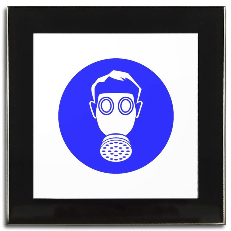 Respiratory - Square Glass Coaster