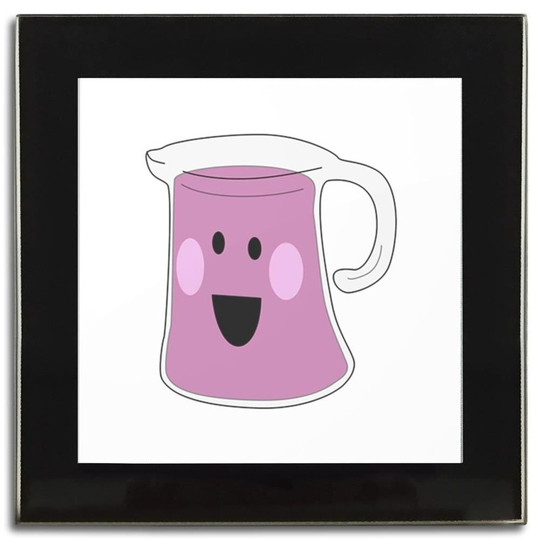 Jug of Juice - Square Glass Coaster