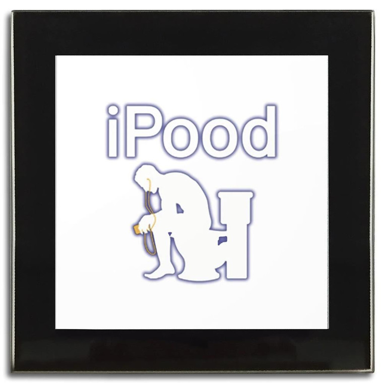 Ipood - Square Glass Coaster