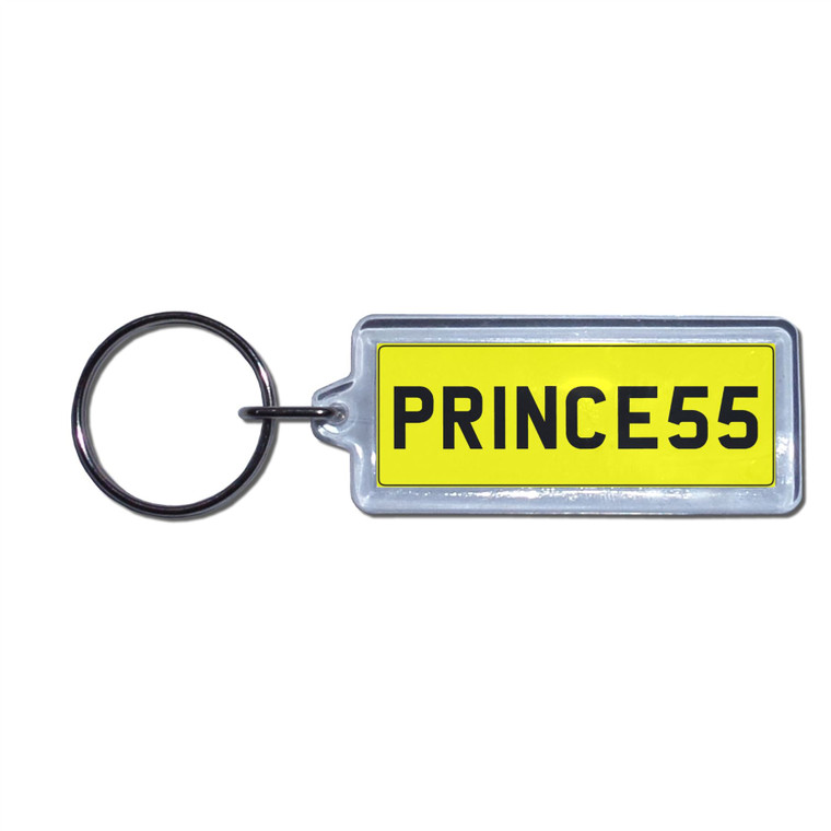 PRINCESS - UK Number Plate Key Ring