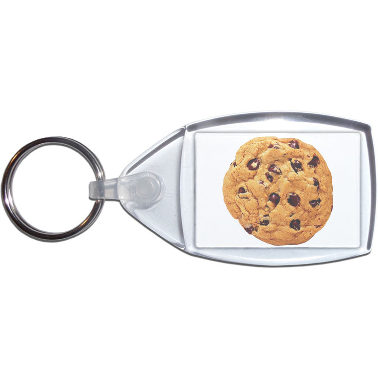 Cookie - Clear Plastic Key Ring Size Choice New