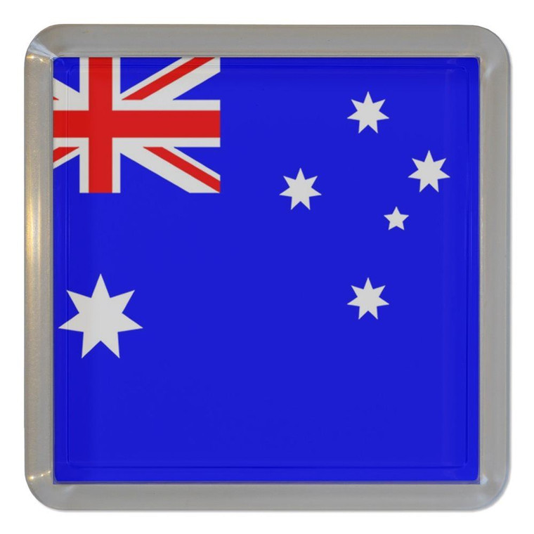 Australia Flag - Plastic Tea Coaster / Beer Mat