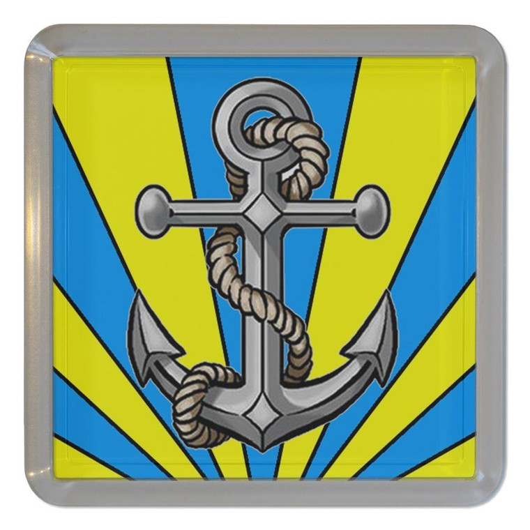 Anchor - Plastic Tea Coaster / Beer Mat