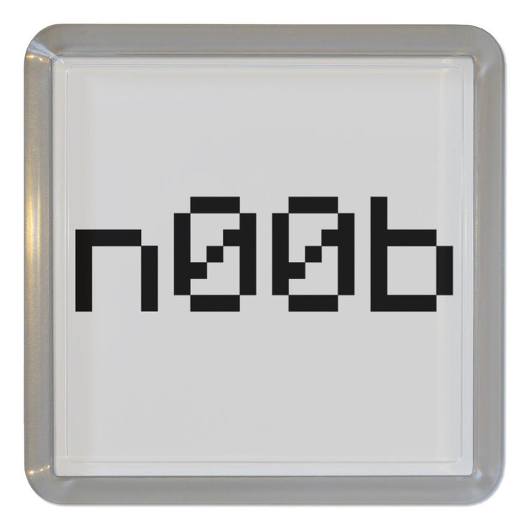 n00b - Plastic Tea Coaster / Beer Mat