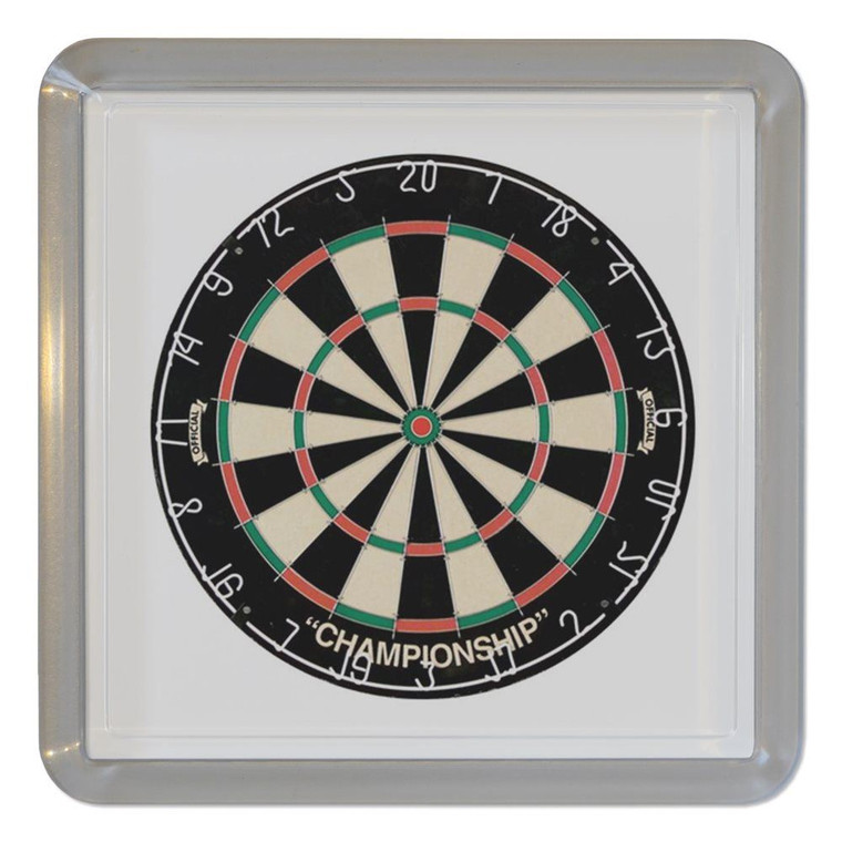 Dartboard - Plastic Tea Coaster / Beer Mat