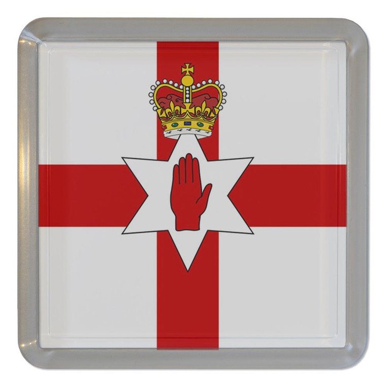 Northern Ireland Flag - Plastic Tea Coaster / Beer Mat