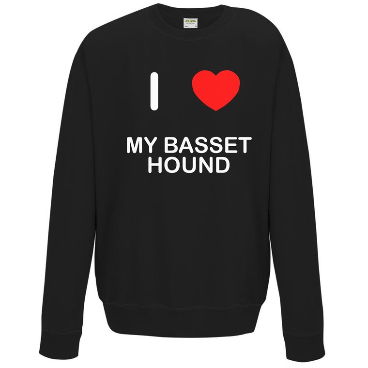 I Love My Basset Hound - Sweater