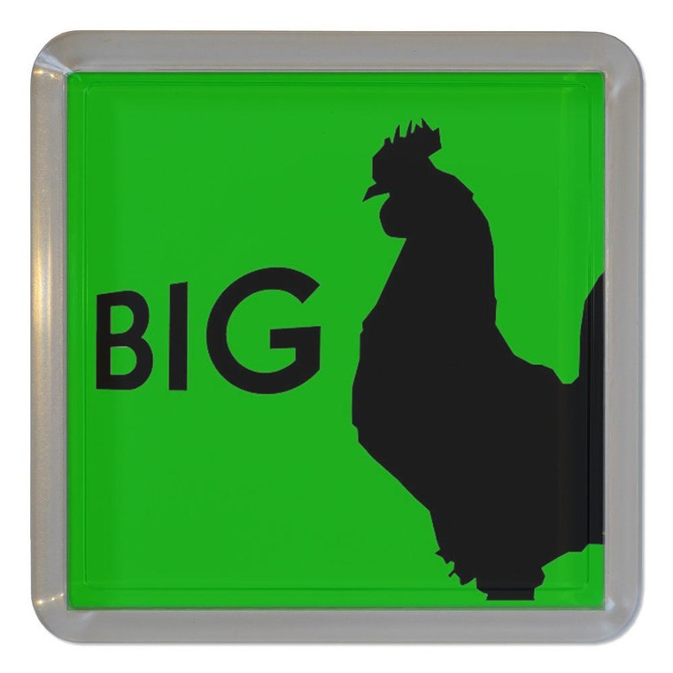 Big Cock - Plastic Tea Coaster / Beer Mat