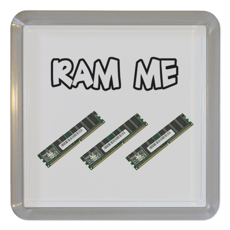 Ram Me - Plastic Tea Coaster / Beer Mat